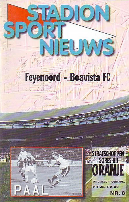 Programmaboekje Feyenoord – Boavista