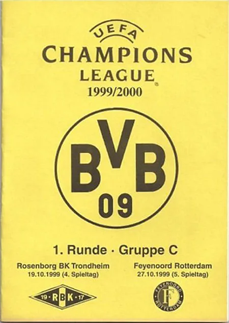 Programmaboekje Borussia Dortmund – Feyenoord
