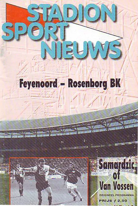 Programmaboekje Feyenoord – Rosenborg BK