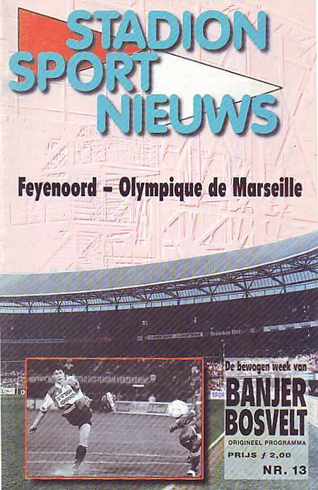 Programmaboekje Feyenoord – Olympique Marseille