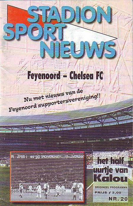 Programmaboekje Feyenoord – Chelsea