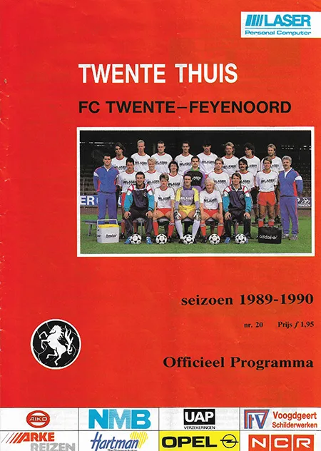 Programmaboekje FC Twente – Feyenoord