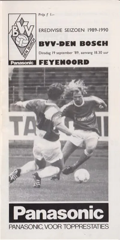 Programmaboekje FC Den Bosch – Feyenoord