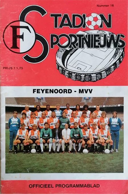 Programmaboekje Feyenoord – MVV