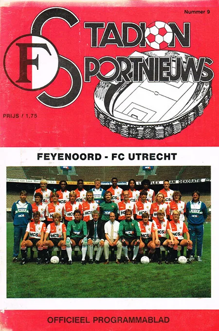 Programmaboekje Feyenoord – FC Utrecht