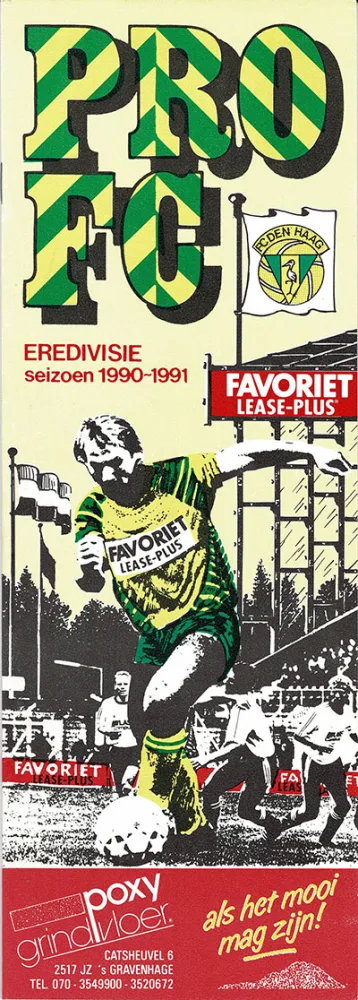 Programmaboekje ADO Den Haag – Feyenoord
