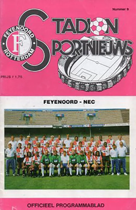 Programmaboekje Feyenoord – SC NEC