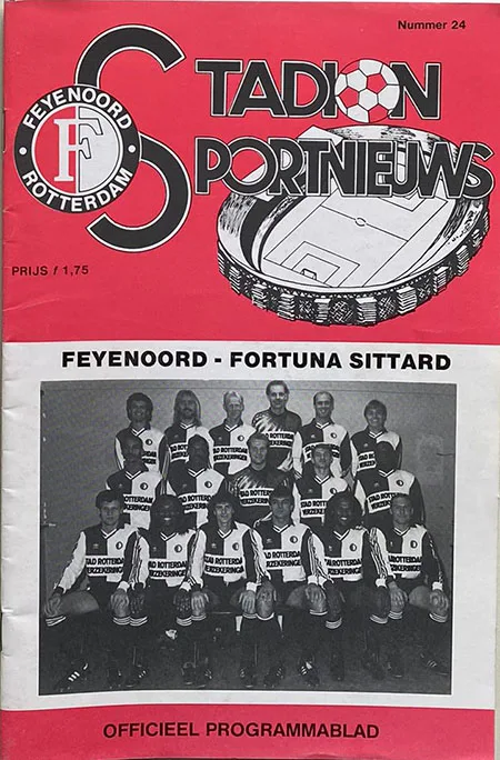 Programmaboekje Feyenoord – Fortuna Sittard