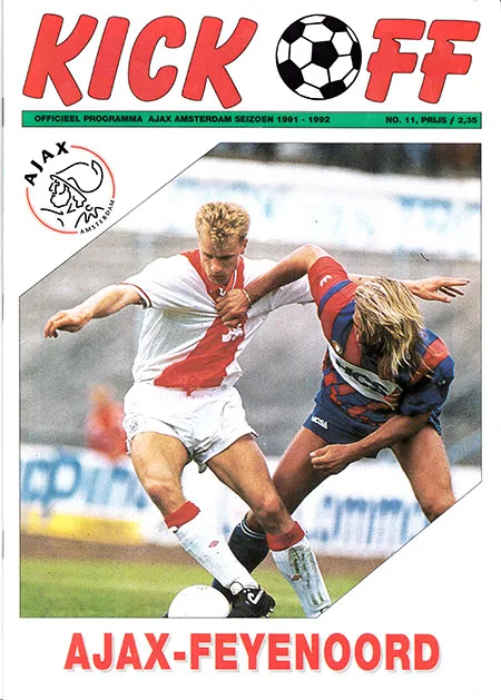 Programmaboekje AFC Ajax – Feyenoord