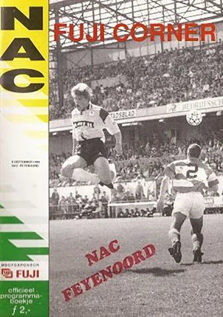 Programmaboekje NAC Breda – Feyenoord