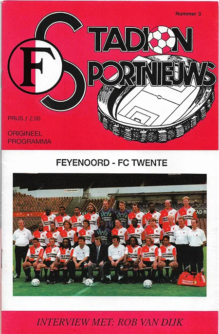 Programmaboekje Feyenoord – FC Twente