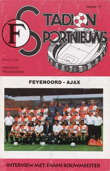 Programmaboekje Feyenoord – AFC Ajax