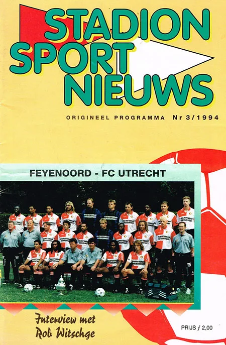 Programmaboekje Feyenoord – FC Utrecht