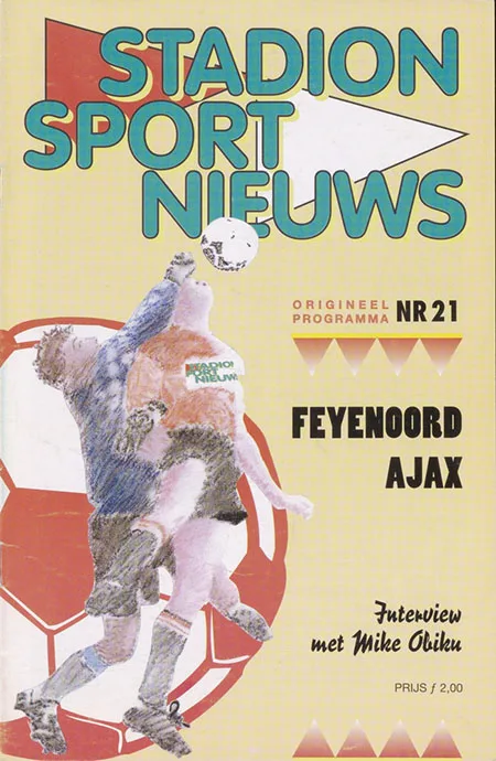 Programmaboekje Feyenoord – AFC Ajax