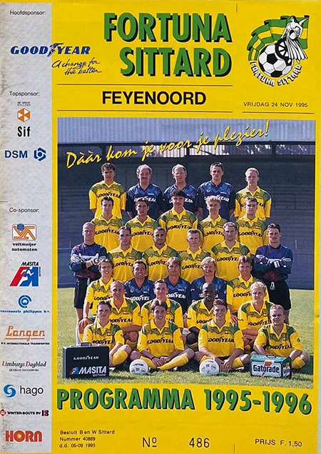 Programmaboekje Fortuna Sittard – Feyenoord