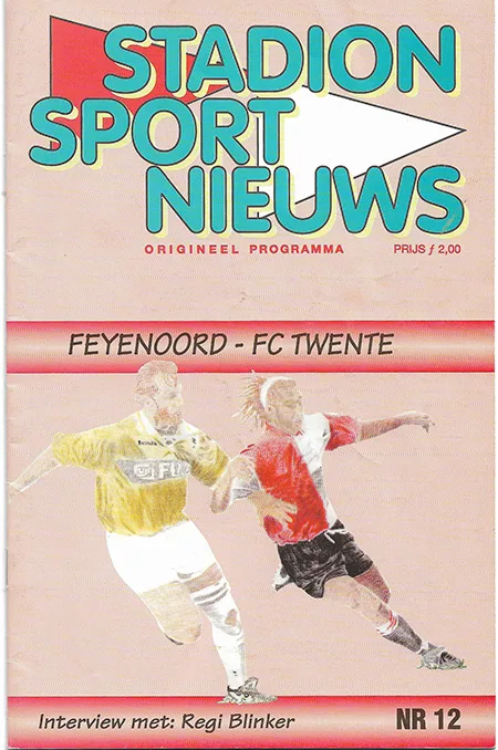 Programmaboekje Feyenoord – FC Twente