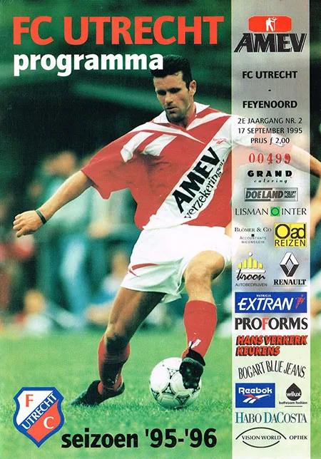 Programmaboekje FC Utrecht – Feyenoord