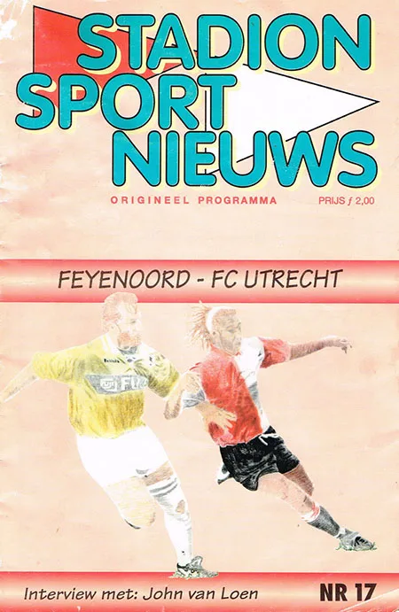 Programmaboekje Feyenoord – FC Utrecht