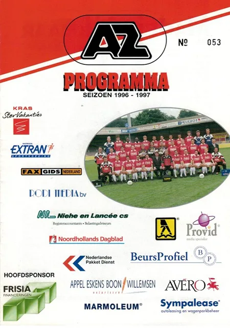 Programmaboekje AZ – Feyenoord