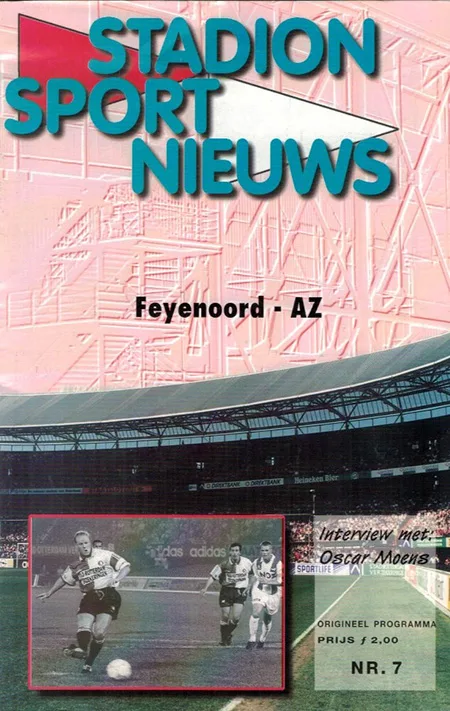 Programmaboekje Feyenoord – AZ