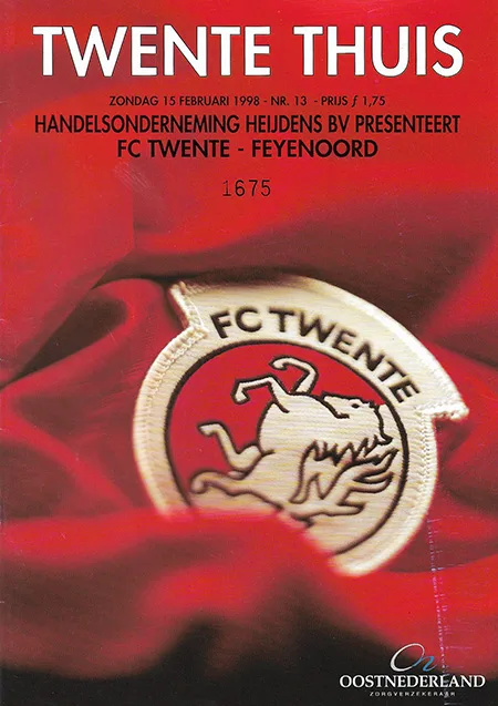 Programmaboekje FC Twente – Feyenoord