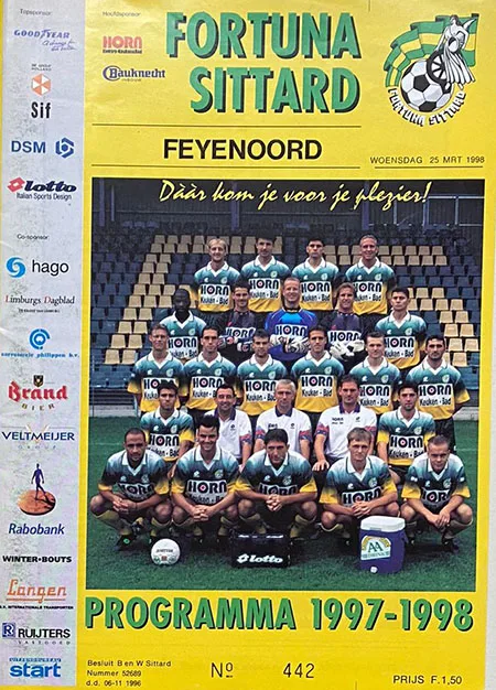 Programmaboekje Fortuna Sittard – Feyenoord