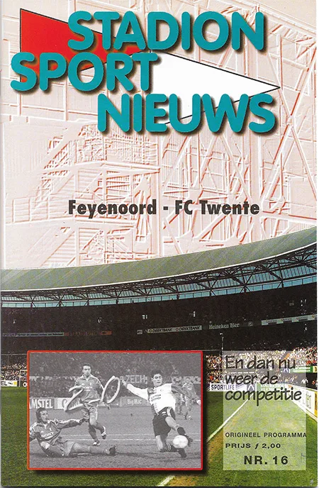 Programmaboekje Feyenoord – FC Twente