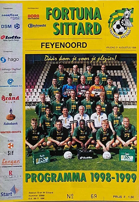 Programmaboekje Fortuna Sittard – Feyenoord