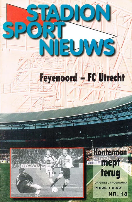 Programmaboekje Feyenoord – FC Utrecht