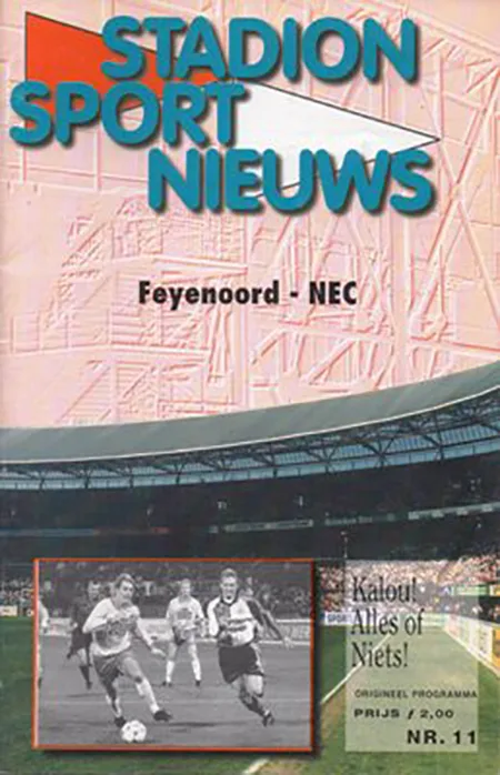 Programmaboekje Feyenoord – SC NEC