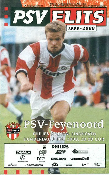 Programmaboekje PSV – Feyenoord
