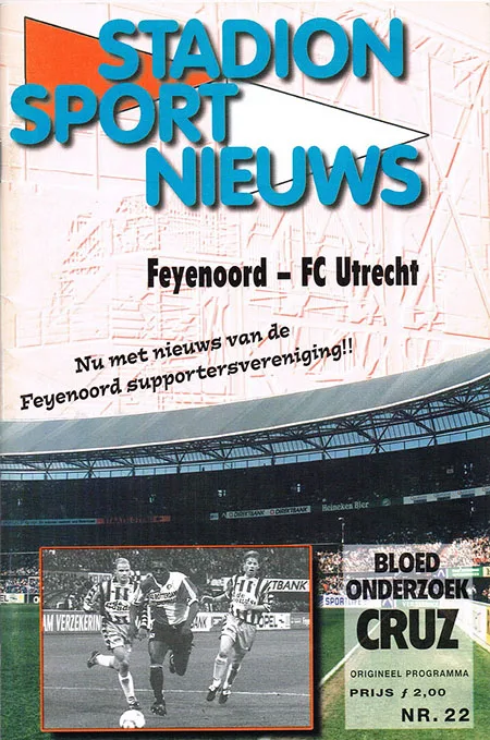 Programmaboekje Feyenoord – FC Utrecht
