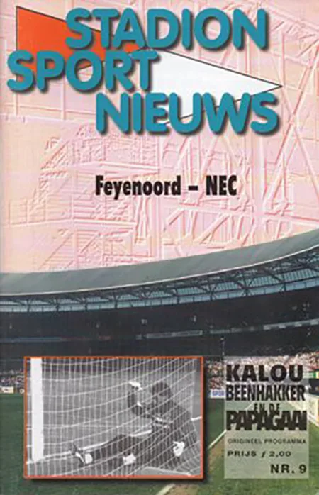 Programmaboekje Feyenoord – SC NEC