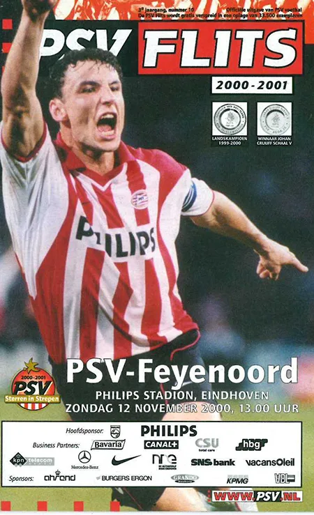 Programmaboekje PSV – Feyenoord