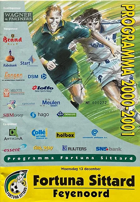Programmaboekje Fortuna Sittard – Feyenoord