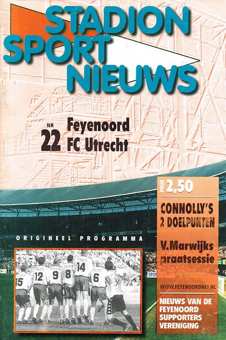 Programmaboekje Feyenoord – FC Utrecht