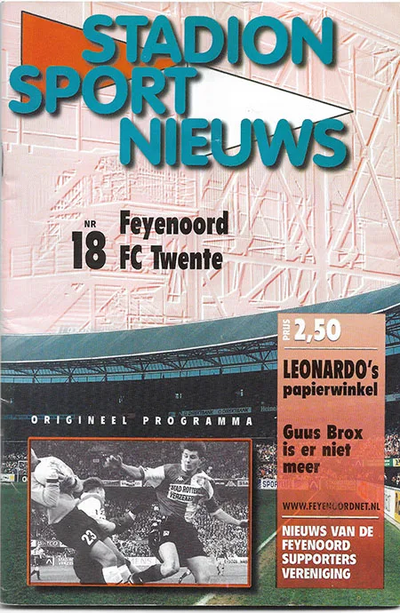 Programmaboekje Feyenoord – FC Twente