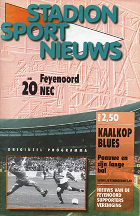 Programmaboekje Feyenoord – SC NEC