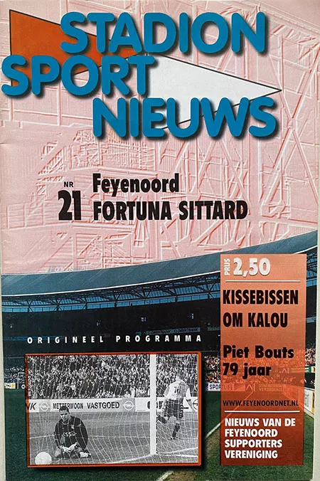 Programmaboekje Feyenoord – Fortuna Sittard