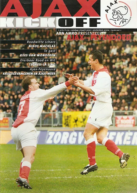 Programmaboekje AFC Ajax – Feyenoord