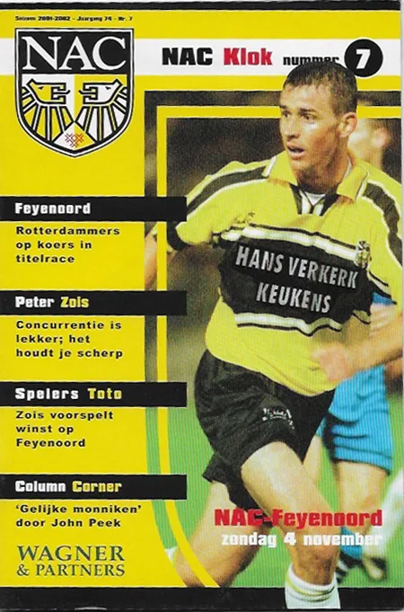Programmaboekje NAC Breda – Feyenoord