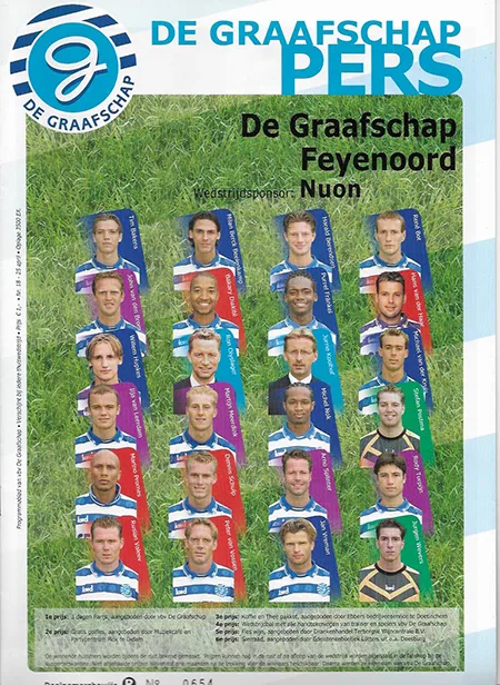 Programmaboekje De Graafschap – Feyenoord