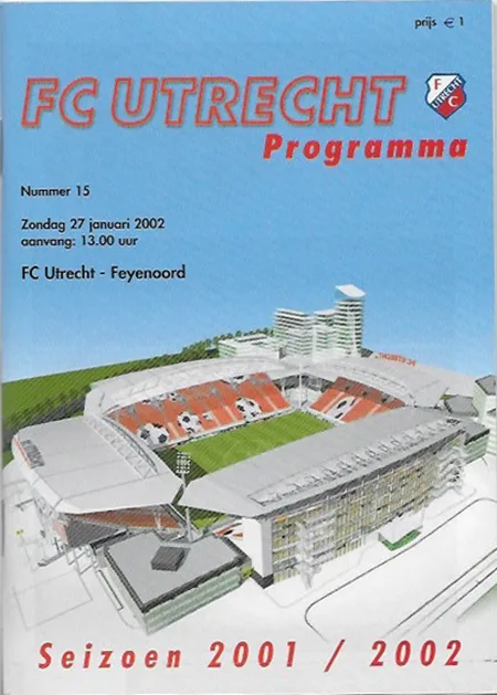 Programmaboekje FC Utrecht – Feyenoord