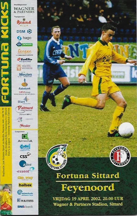 Programmaboekje Fortuna Sittard – Feyenoord