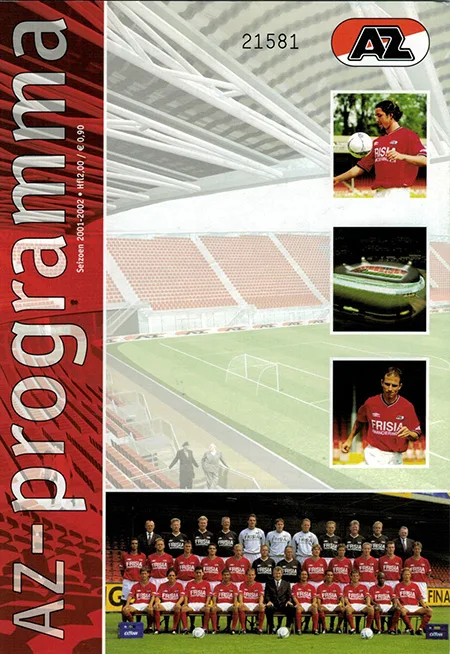 Programmaboekje AZ – Feyenoord