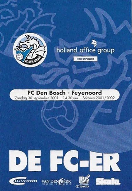 Programmaboekje FC Den Bosch – Feyenoord