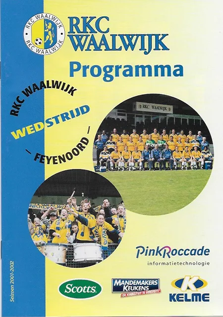 Programmaboekje RKC Waalwijk – Feyenoord