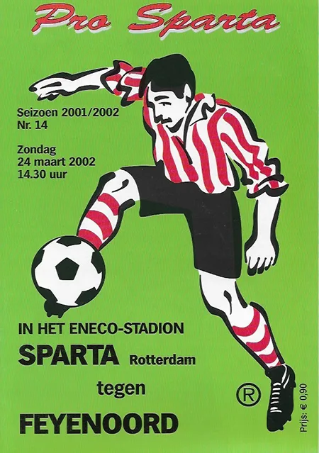Programmaboekje Sparta Rotterdam – Feyenoord