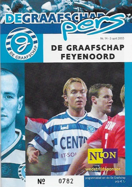 Programmaboekje De Graafschap – Feyenoord