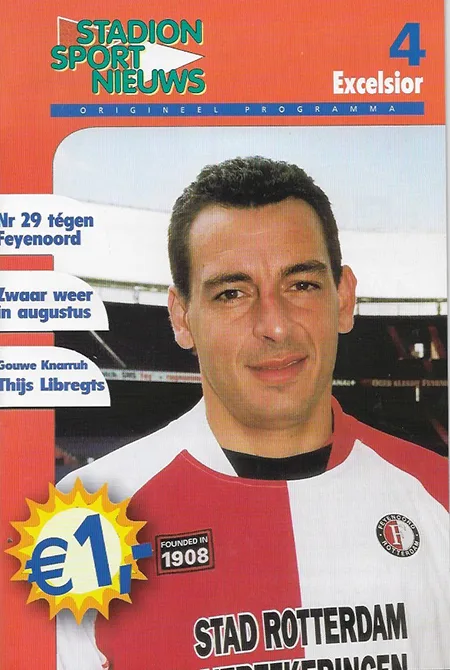 Programmaboekje Feyenoord – Excelsior